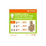 Lampa LED Classic A60 energooszczędna szkło przezroczyste 4W 830 E27 LEDVANCE