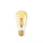 Lampa VINTAGE 1906 dim CLASSIC Edison Filament szkło przezroczyste GOLD 55 DIM 6.5W/824 E27 LEDVANCE