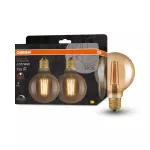 Lampa VINTAGE 1906 dim CLASSIC GLOBE95 Filament szkło przezroczyste GOLD 55 DIM 6.5W/824 E27 LEDVANCE