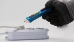Tester napięcia bezkontaktowy PAN VOLTFINDER z 3-stopniowym wskaźnikiem LED 12-1000 V AC latarka