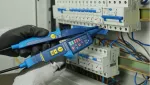 Tester napięcia ciągłosci PANMV-1000A wskaźnik LED 12-1000 V AC/DC RCD 30mA