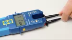 Tester prądu / napięcia LED + LCD 200A AC/DC cęgi otwarte True RMS