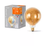 Lampa LED SMART+ WiFi CLASSIC Globe125 Gold 50 8W/TW E27