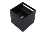 Kinkiet LED 2x3W 4000K IP65 czarny CUBE LITE