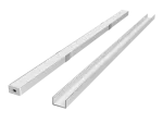 Profil aluminiowy nawierzchniowy srebrny 3m - zestaw PRIME