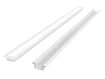 Profil aluminiowy wpuszczany biały 3m - zestaw PRIME