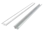 Profil aluminiowy wpuszczany srebrny 3m - zestaw PRIME