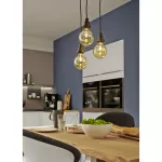 Lampa VINTAGE 1906 CL GLOBE125 Filament szkło przezroczyste GOLD 22 non-dim 2,5W 825 E27