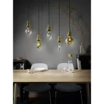 Lampa VINTAGE 1906 dim CL GLOBE125 Filament szkło przezroczyste GOLD 55 dim 7W 825 E27