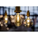 Lampa VINTAGE 1906 dim CL GLOBE125 Filament szkło przezroczyste GOLD 55 dim 7W 825 E27