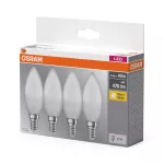 Lampa LED BASE CLASSICassic B40 4,9W/827 230V plastik E14 FS4 OSRAM