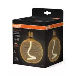 Lampa DECOR SPIRAL FILAMENT LAMP IN METAL HOUSING 3.5W 818 E27