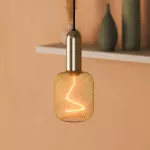 Lampa DECOR SPIRAL FILAMENT LAMP IN METAL HOUSING 3.5W 818 E27