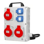 ROZDZIELNICA PRZENOŚNA;3X5X16A;2X2P+PE;IP54;KABEL+UCHWYT