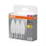 Lampa LED BASE CLASSIC B40 4,9W/827 230VFR B22D 10X3OSRAM