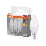 Lampa LED BASE CLASSIC B40 4,9W/827 230VFR E14 10X3 OSRAM