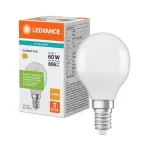 Lampa LED Value Class CLASSIC P 60 FR non-dim 7.5W/827 E14 LEDVANCE