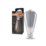 Lampa VINTAGE 1906® LED CLASSIC A, Globe and EDISON WITH FILAMENT-MAGNETIC STYLE 2.2W 818 Smoke E27