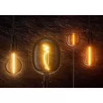 Lampa VINTAGE 1906® LED CLASSIC A, Globe and EDISON WITH FILAMENT-MAGNETIC STYLE 2.2W 827 Gold E27