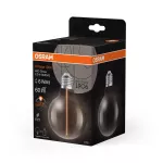 Lampa VINTAGE 1906® LED CLASSIC A, Globe and EDISON WITH FILAMENT-MAGNETIC STYLE 2.2W 818 Smoke E27