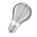 Lampa VINTAGE 1906® LED CLASSIC A, Globe and EDISON WITH FILAMENT-MAGNETIC STYLE 1.8W 818 Smoke E27