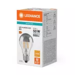 Lampa LED PERFORMANCE CLASS CLASSIC A Filament szkło przezroczyste Mirror Silver 50 non-dim 6.5W/827 E27 LEDVANCE