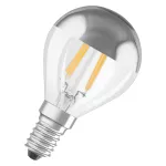 Lampa LED PERFORMANCE CLASS CLASSIC P Filament szkło przezroczyste Mirror Silver 31 non-dim 4W/827 E14 LEDVANCE