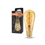 Lampa VINTAGE 1906 dim CLASSIC Edison Filament szkło przezroczyste GOLD 28 DIM 4W/820 E27 LEDVANCE