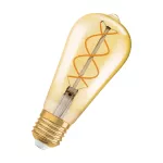 Lampa VINTAGE 1906 dim CLASSIC Edison Filament szkło przezroczyste GOLD 28 DIM 4W/820 E27 LEDVANCE