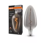 Lampa VINTAGE 1906 LED dim CLASSIC C125 Filament szkło przezroczyste SMOKE 15 DIM 4W/818 E27 LEDVANCE