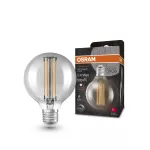 Lampa VINTAGE 1906 LED dim CLASSIC Globe80 Filament szkło przezroczyste SMOKE 42 DIM 11W/818 E27 LEDVANCE