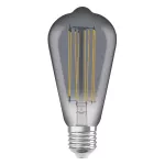 Lampa VINTAGE 1906 dim CLASSIC Edison Filament szkło przezroczyste SMOKE 42 DIM 11W/818 E27 LEDVANCE