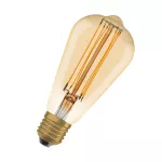 Lampa VINTAGE 1906 dim CLASSIC Edison Filament szkło przezroczyste GOLD 40 DIM 5.8W/822 E27 LEDVANCE
