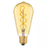 Lampa VINTAGE 1906 CLASSIC Edison Filament szkło przezroczyste GOLD 28 non-dim 4W/820 E27 LEDVANCE
