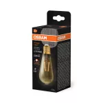 Lampa VINTAGE 1906 CLASSIC Edison Filament szkło przezroczyste GOLD 22 non-dim 2.5W/824 E27 LEDVANCE