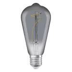 Lampa VINTAGE 1906 LED CLASSIC Edison Filament szkło przezroczyste SMOKE 10 non-dim 3.4W/818 E27 LEDVANCE