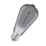 Lampa VINTAGE 1906 LED CLASSIC Edison Filament szkło przezroczyste SMOKE 10 non-dim 3.4W/818 E27 LEDVANCE