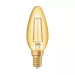 Lampa VINTAGE 1906 CLASSIC B Filament szkło przezroczyste GOLD 22 non-dim 2.5W/824 E14 LEDVANCE