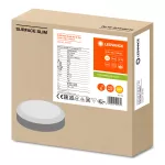 Oprawa ścienna SURFACE SLIM RD S 200 P 10W 830 IP65 EUELEDV