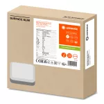 Oprawa ścienna SURFACE SLIM SQ S 200 P 19W 840 IP65 EUELEDV