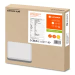 Oprawa ścienna SURFACE SLIM SQ S 350 P 35W 830 IP65 EUELEDV