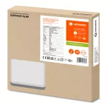 Oprawa ścienna SURFACE SLIM SQ S 350 P 35W 840 IP65 EUELEDV
