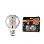 Lampa VINTAGE 1906 LED CLASSIC SLIM FILAMENT Globe DIMMABLE 7.8W 818 Smoke E27