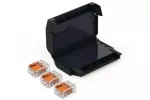 Puszka żelowa ze złączkami WAGO-COMPACT 0,2-4 mm2, EASY-PROTECT 332 (3 złączki 2-przewodowe) - OPAKOWANIE 16 szt., 451512