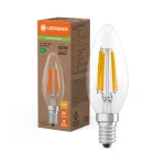 Lampa LED CLASSIC B ENERGY EFFICIENCY A S 3.8W 827 Clear E14