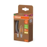 Lampa LED CLASSIC B ENERGY EFFICIENCY A 2.2W 827 Clear E14