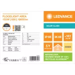 Naświetlacz FLOODLIGHT AREA V 133W ML 830 A48X85 BK LEDV