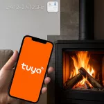 Qoltec Certyfikowany bezprzewodowy Czujnik tlenku węgla (czadu) z baterią | detektor CO | TUYA | Wi-fi | żywotność sensora 10 lat | alarm 85dB | LED