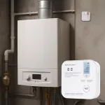 Qoltec Certyfikowany bezprzewodowy Czujnik tlenku węgla (czadu) z baterią | detektor CO | TUYA | Wi-fi | żywotność sensora 10 lat | alarm 85dB | LED