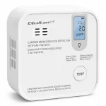 Qoltec Certyfikowany bezprzewodowy Czujnik tlenku węgla (czadu) z baterią | detektor CO | TUYA | Wi-fi | żywotność sensora 10 lat | alarm 85dB | LED
